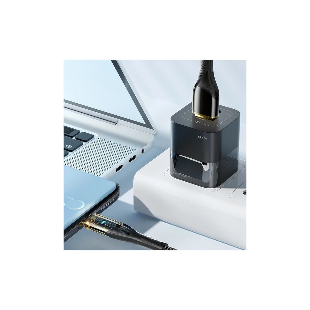 Дата кабель USB 2.0 AM to USB-C 1.0m 7A black Essager (EXCT-XJ01-P) - picture 6