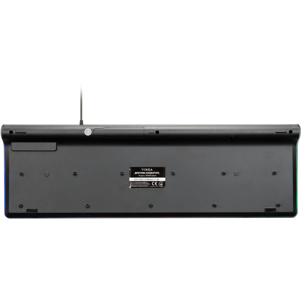 Клавіатура Vinga KB-460 Black - зображення 7