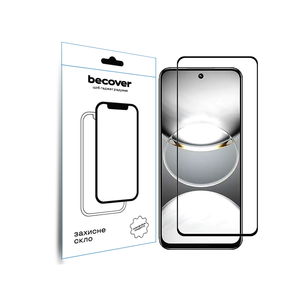 Скло захисне BeCover Tecno Spark 30 (KL6) Black (712500) - зображення 1