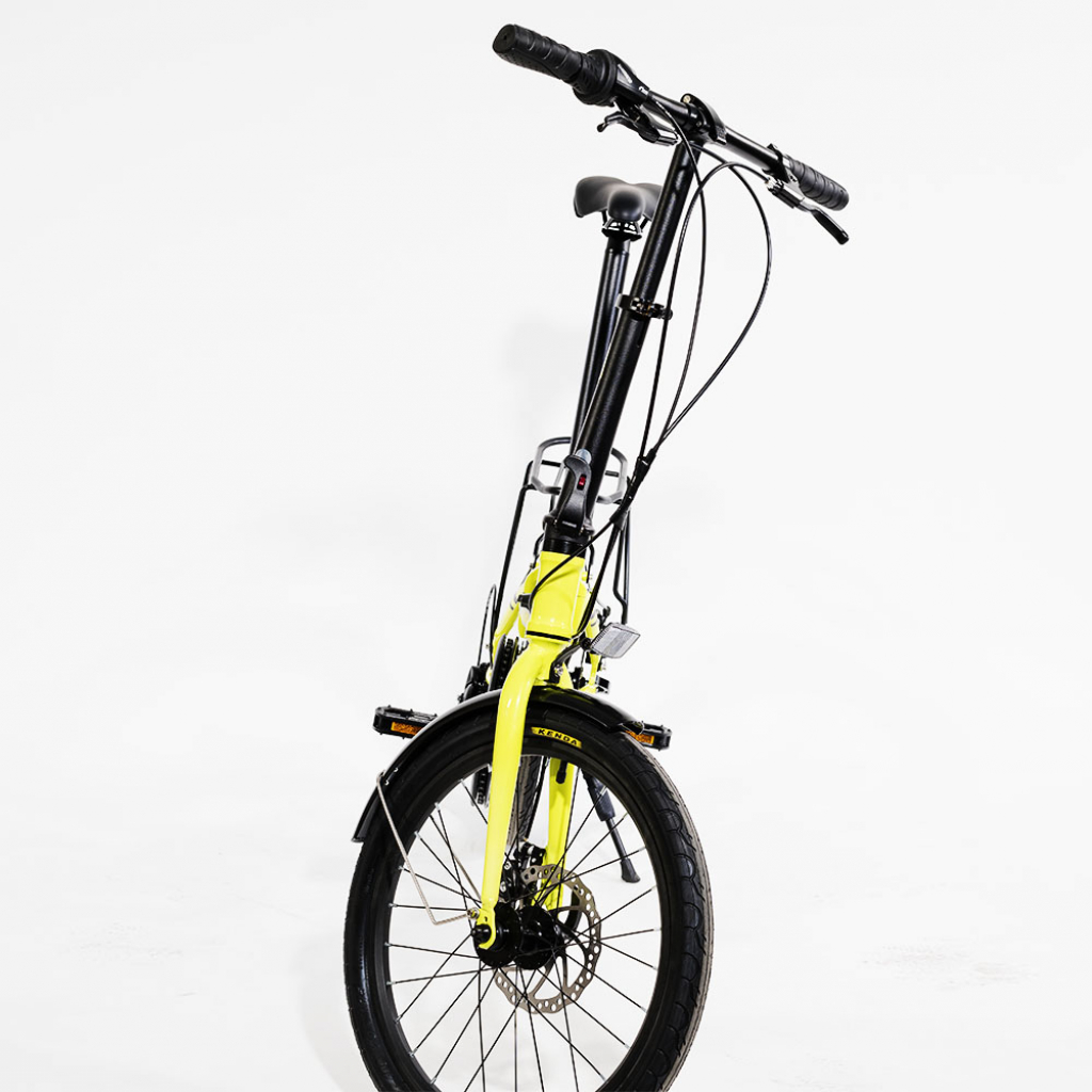 Велосипед Vento Foldy 20" OneSize 2021 Yellow Gloss (117491) - зображення 4