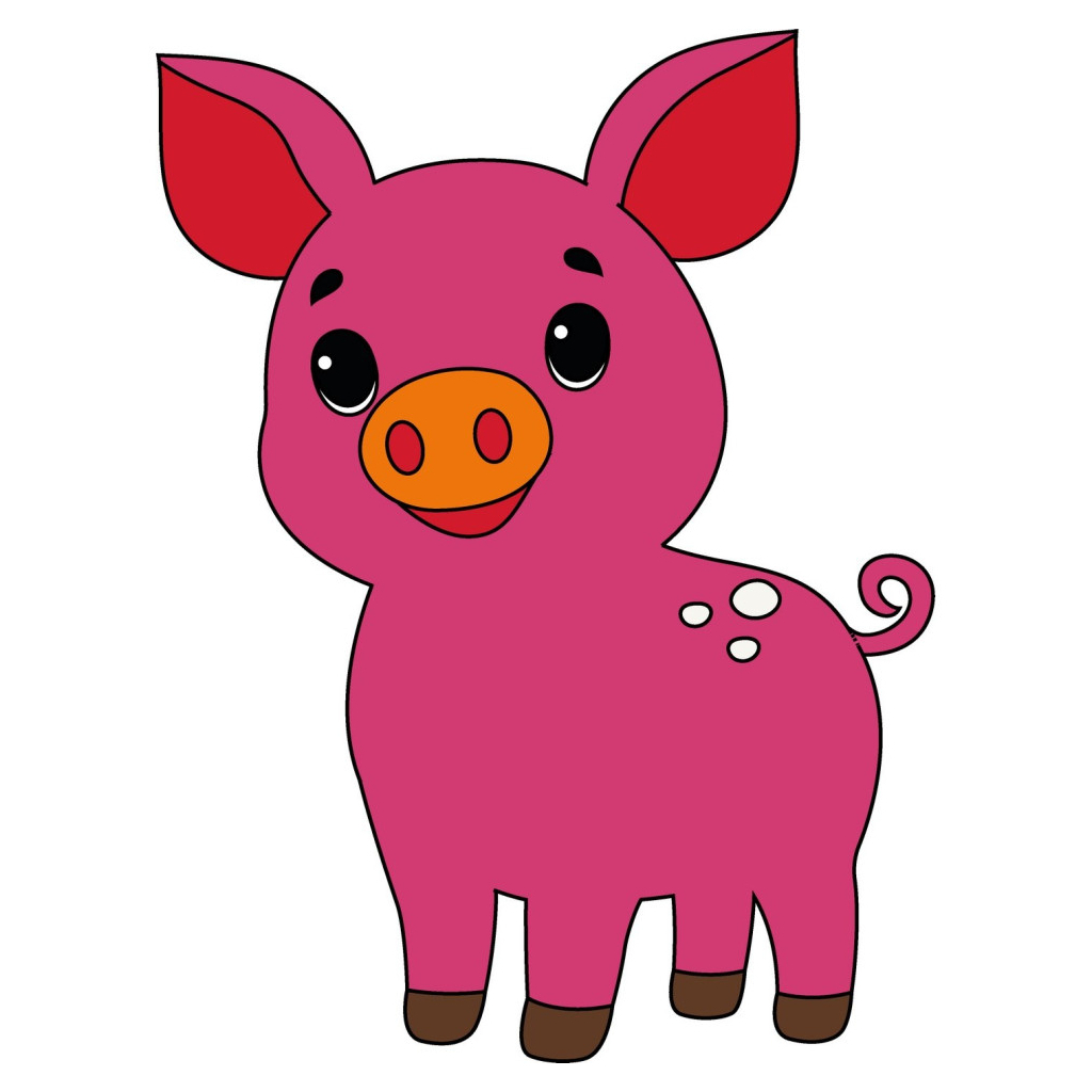 Картина по номерам ArtCraft Поросятко 25х30 см (15110-AC) - зображення 1