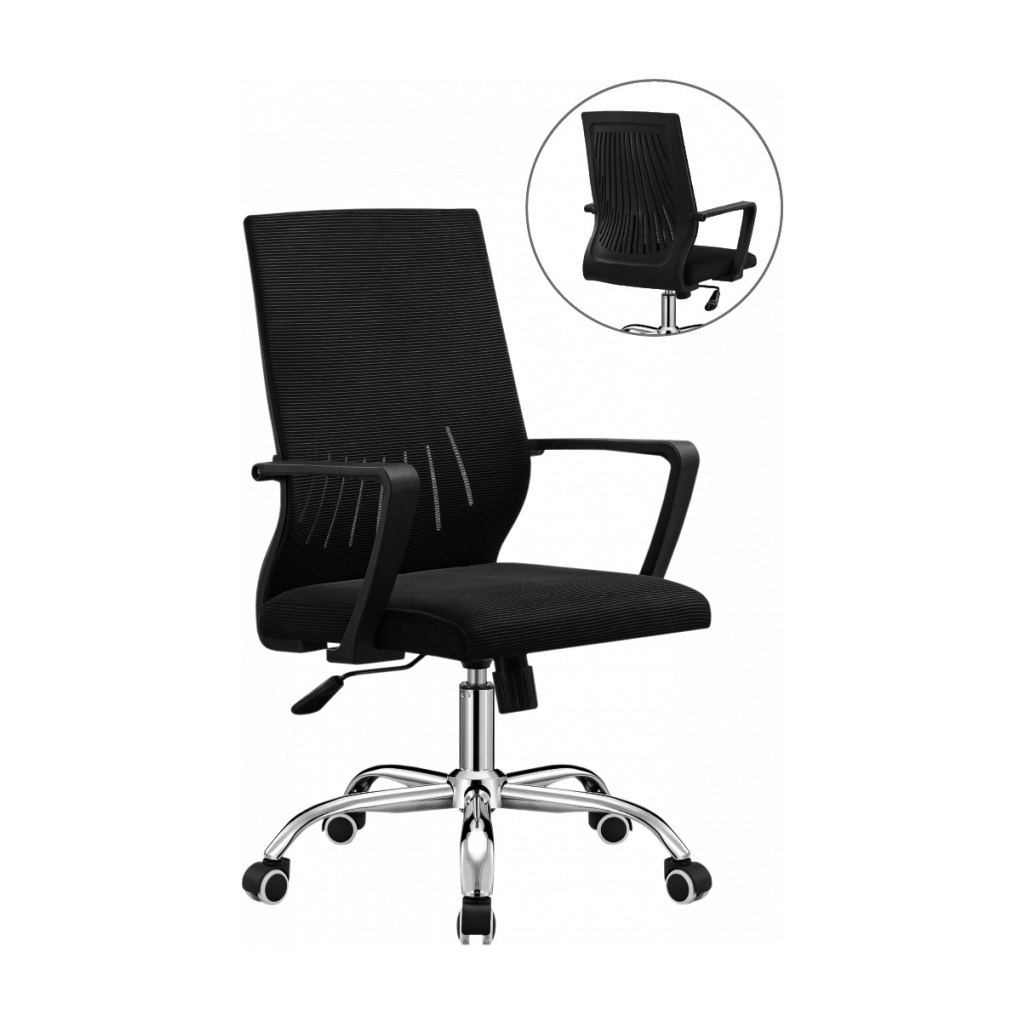 Офісне крісло GT Racer B-336 Black - зображення 2