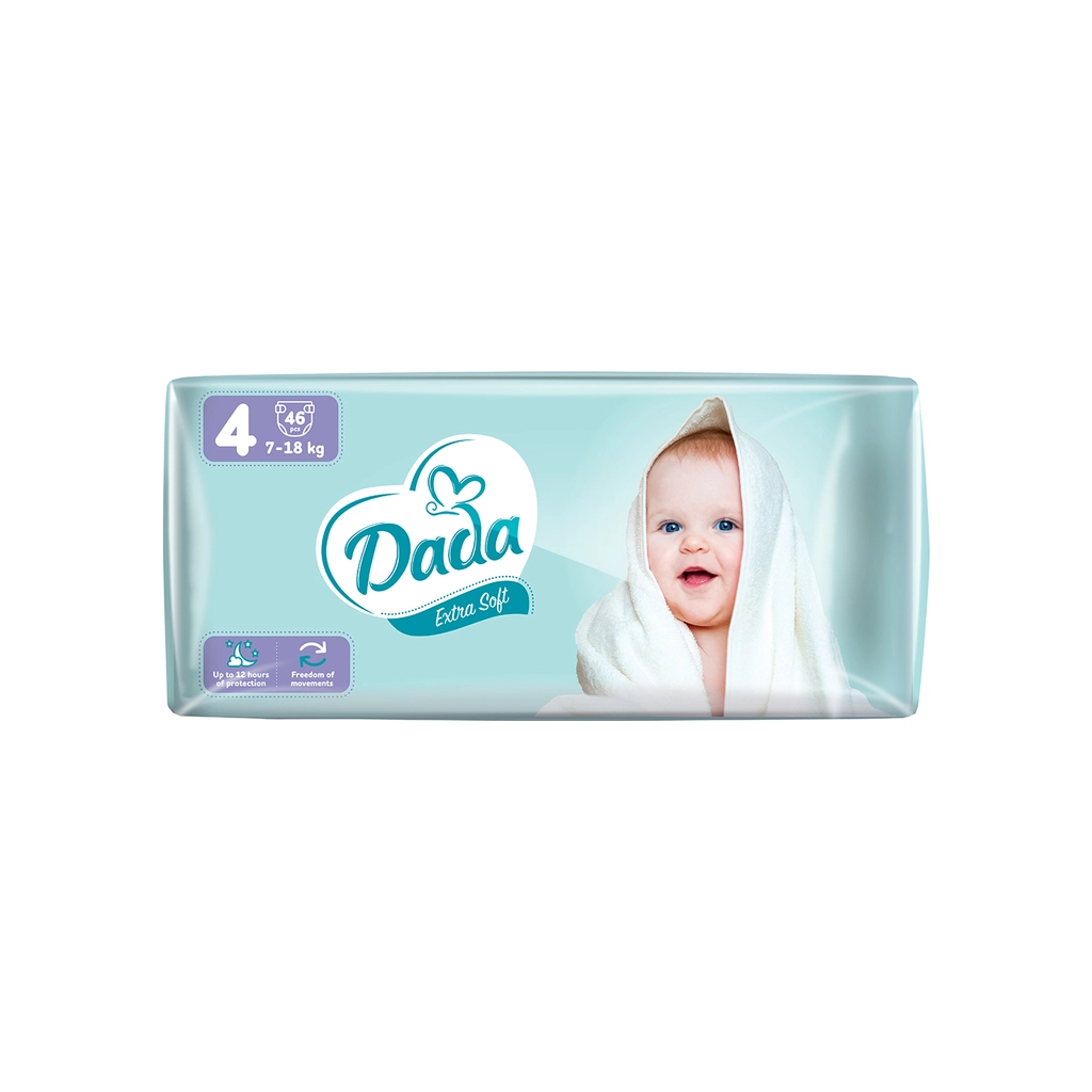Підгузки Dada Extra Soft 4 (7-18 кг) 46 шт (4823071646436_4820174980825) - зображення 1