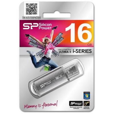 USB флеш накопичувач Silicon Power 16GB Ultima II I-Series Silver USB 2.0 (SP016GBUF2M01N1S) - зображення 7