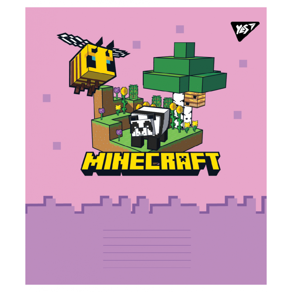 Зошит Yes Minecraft Spring А5 12 аркушів лінія (767591) - зображення 5