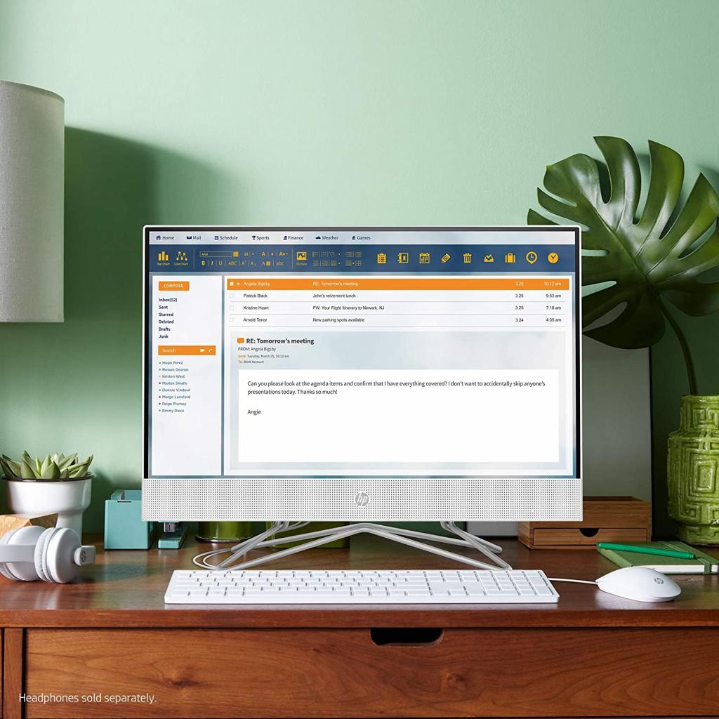 Комп'ютер HP 24-df0000i AiO / Pentium J5040 (28Z10EA) - изображение 6