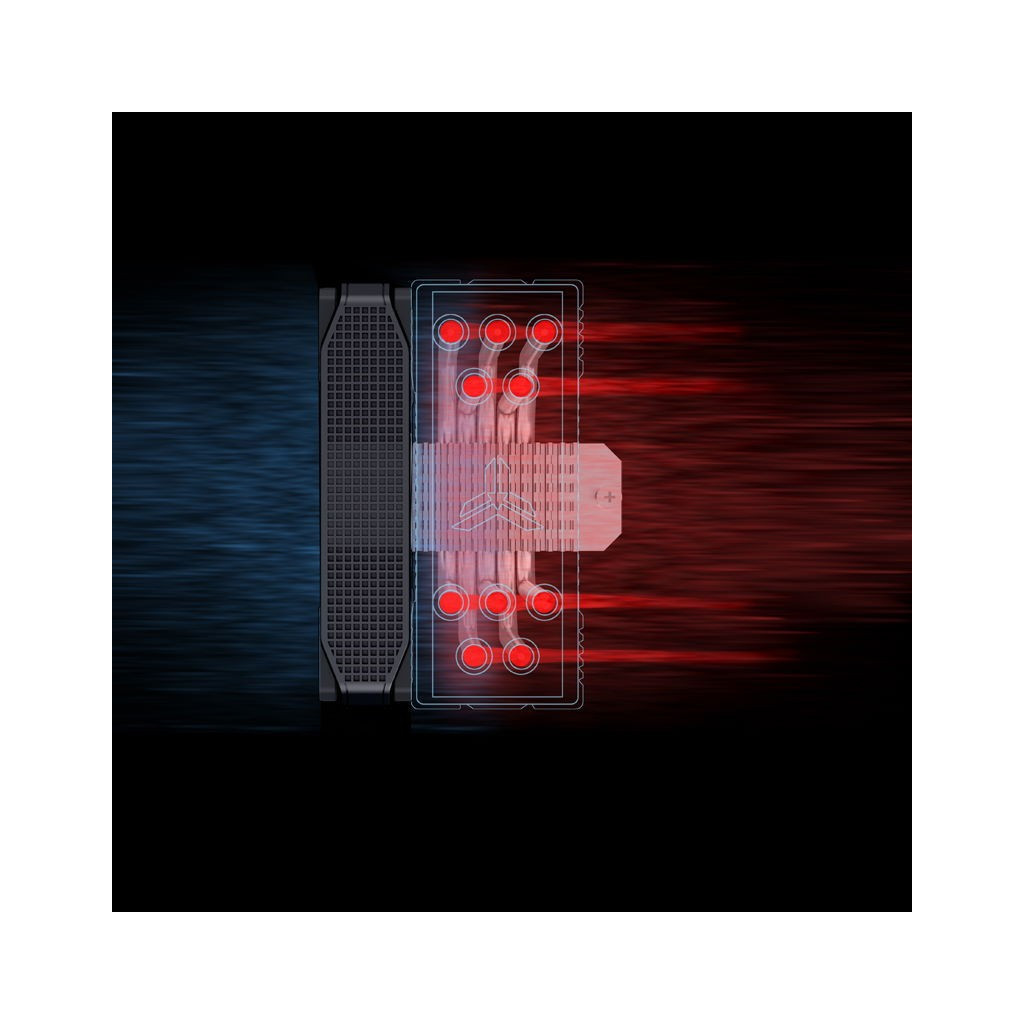 Кулер до процесора JONSBO PISA A5 Gray - зображення 11