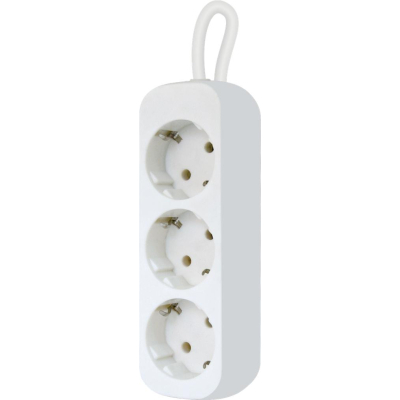 Мережевий подовжувач Defender E350 5.0 m 3 роз white (99223) - зображення 2