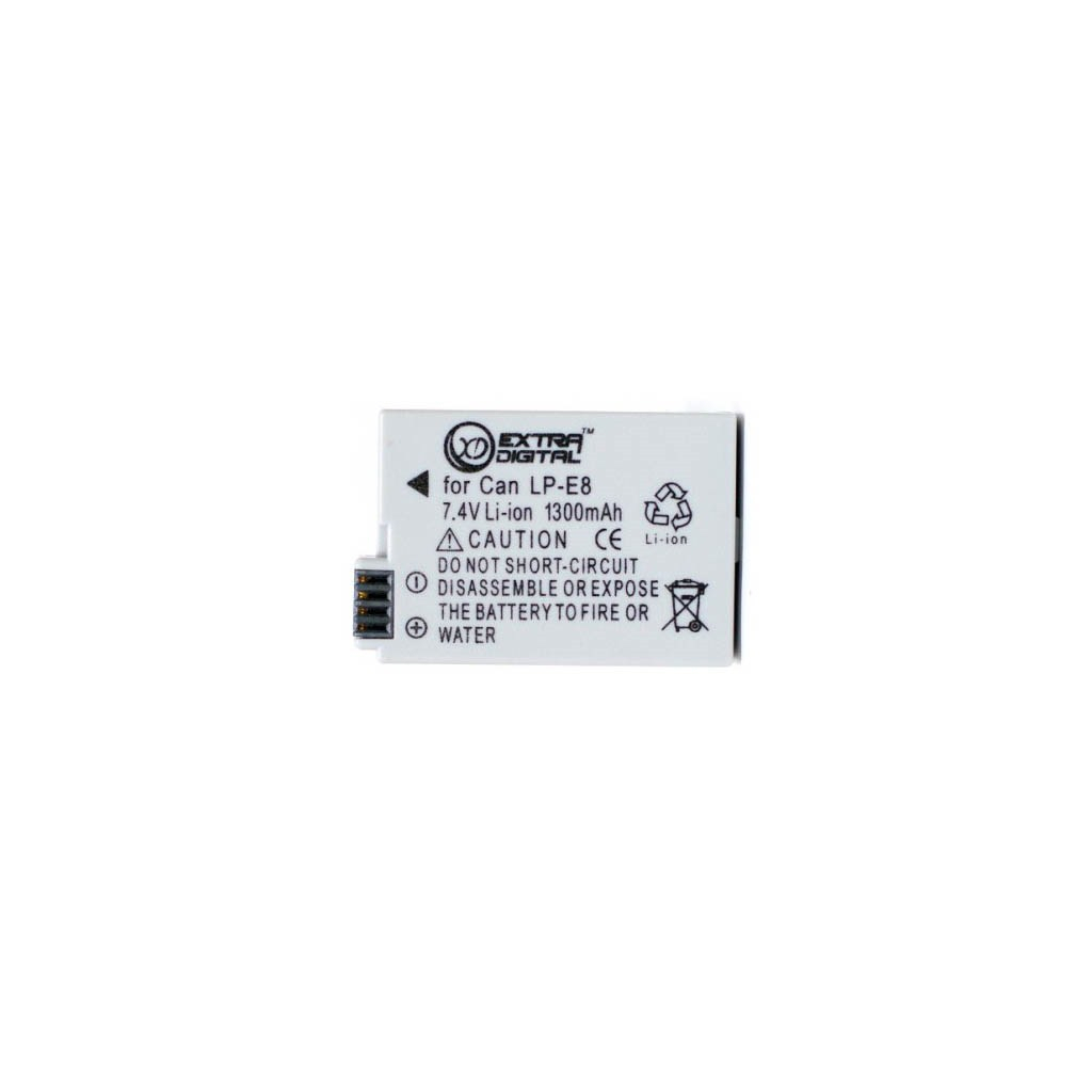 Акумулятор до фото/відео Extradigital Canon LP-E8 (BDC2432) - зображення 1