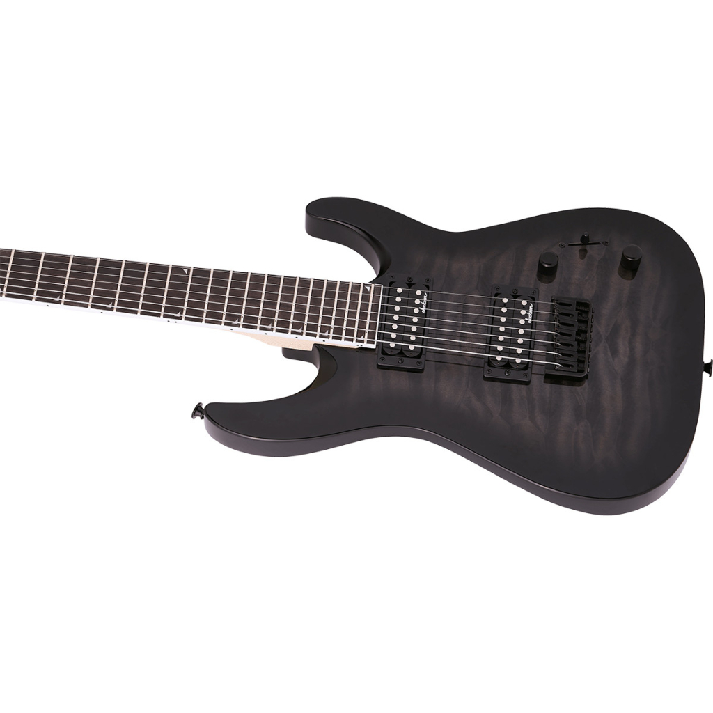 Електрогітара Jackson Guitars JS22Q-7 DKA Dinky Arch TOP HT Transparent Black Burst (231252) - зображення 5