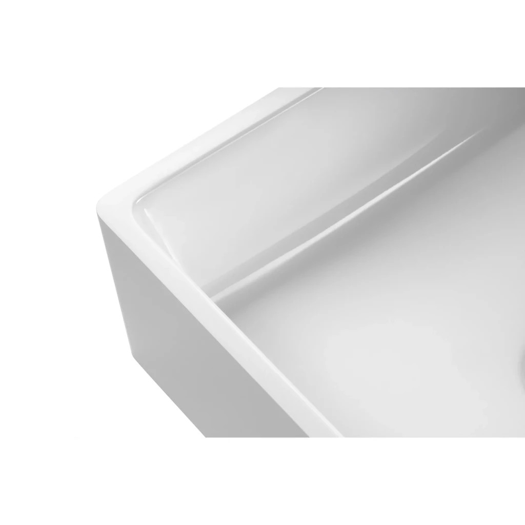 Раковина GRANADO Tremp white gel (gbs1105g) - зображення 5