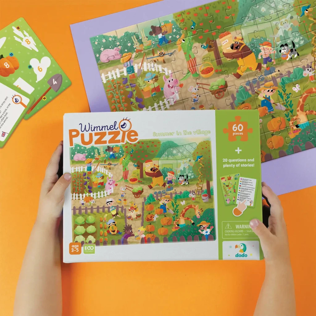 Пазл DoDo Віммельпазл Літо у селі, 60 елементів (300558) - зображення 8