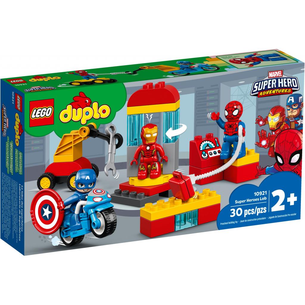 Конструктор LEGO DUPLO Super Heroes Marvel Comics Лабораторія супергероїв 30 деталей (10921) - зображення 1