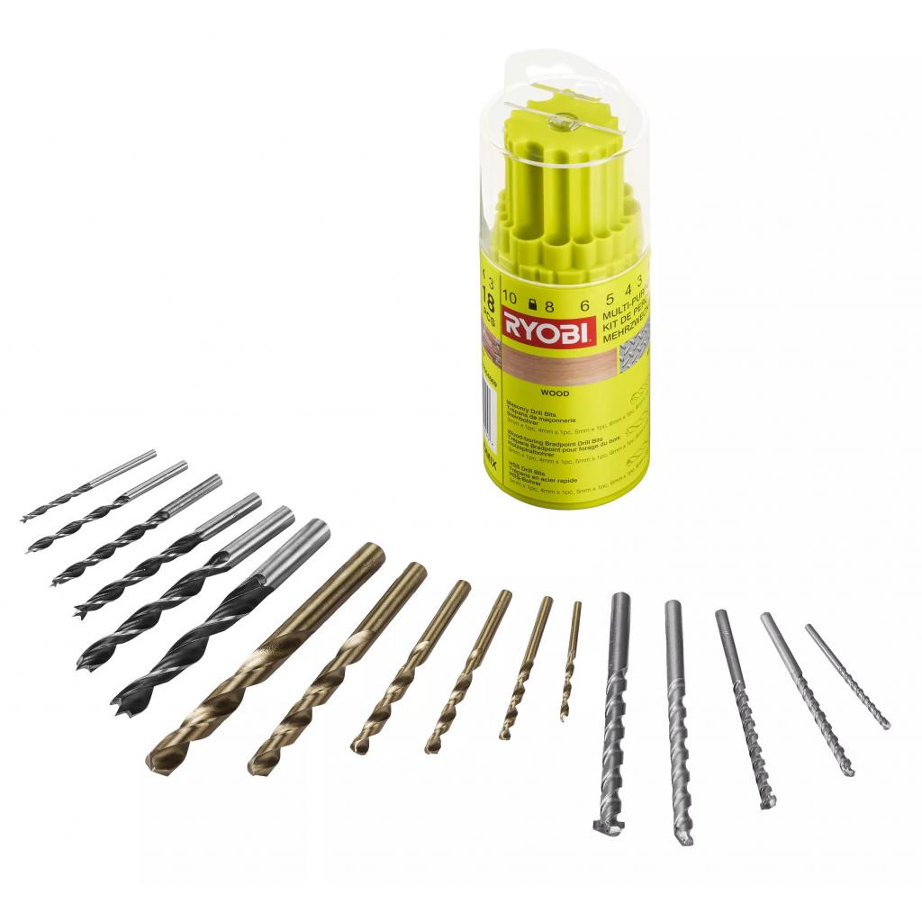 Набір свердл Ryobi RAK18DMIX, 18шт (5132004669) - зображення 3