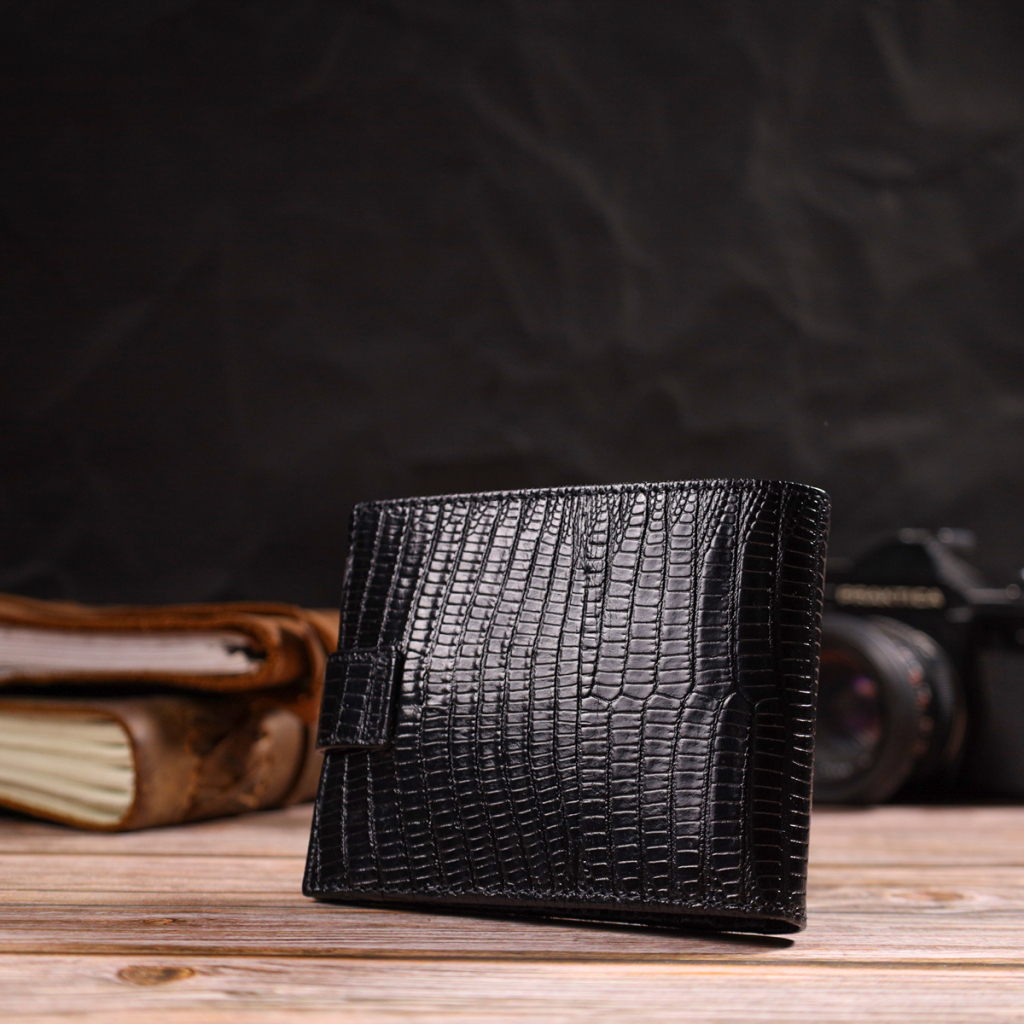 Гаманець Canpellini З натуральної шкіри Чорний (21789) - зображення 9