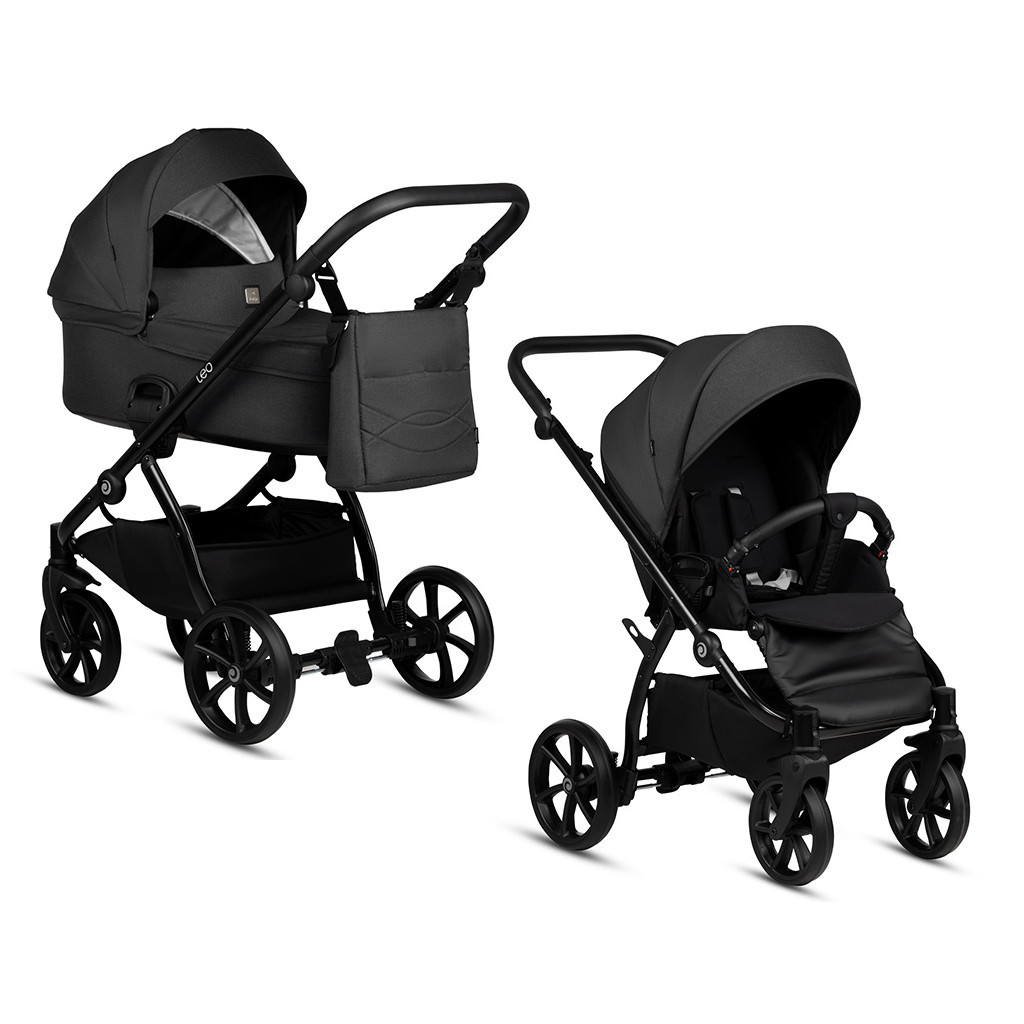 Коляска TUTIS 2 в 1 Leo Black (1222020) - зображення 1