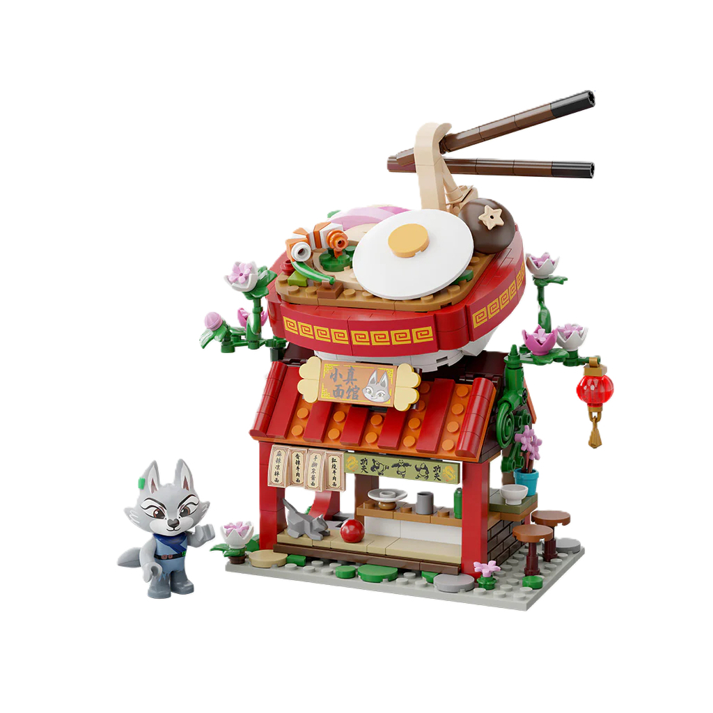 Конструктор Pantasy Kung Fu Panda Кунгфу Панда Міні Вид на вулицю - Раменна крамниця Чжена (86506) - зображення 1