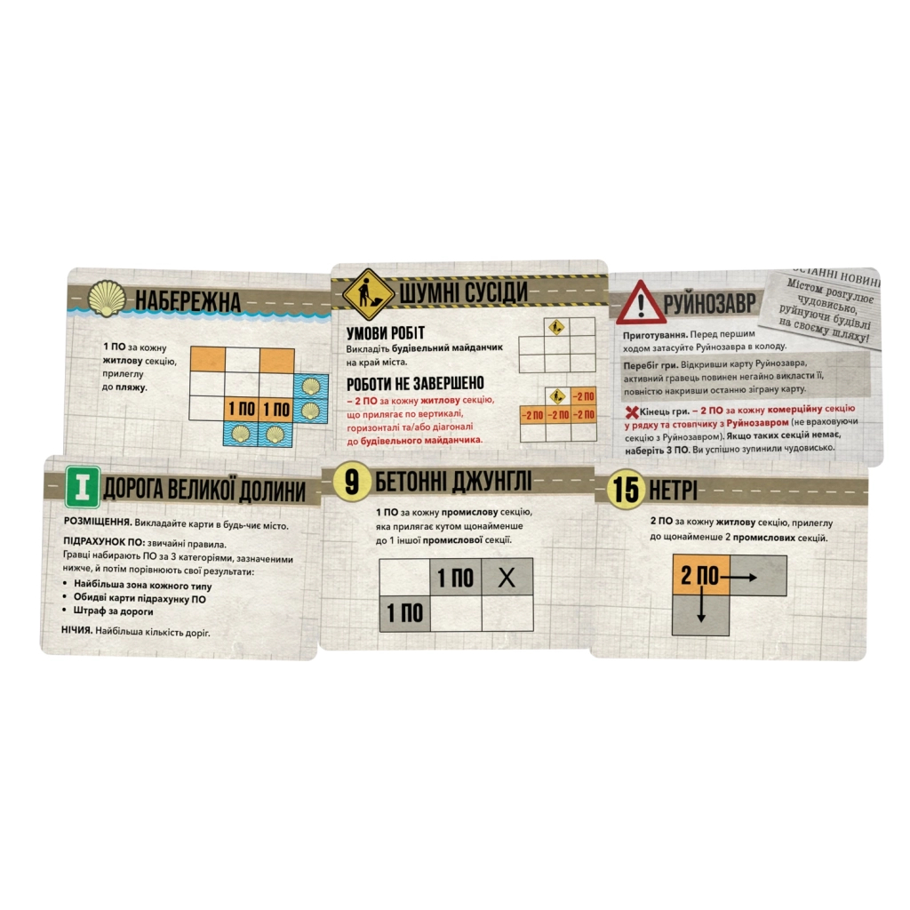 Настільна гра Geekach Games Мегаполіс. Повне видання (Sprawlopolis) (GKCH201sp) - зображення 2