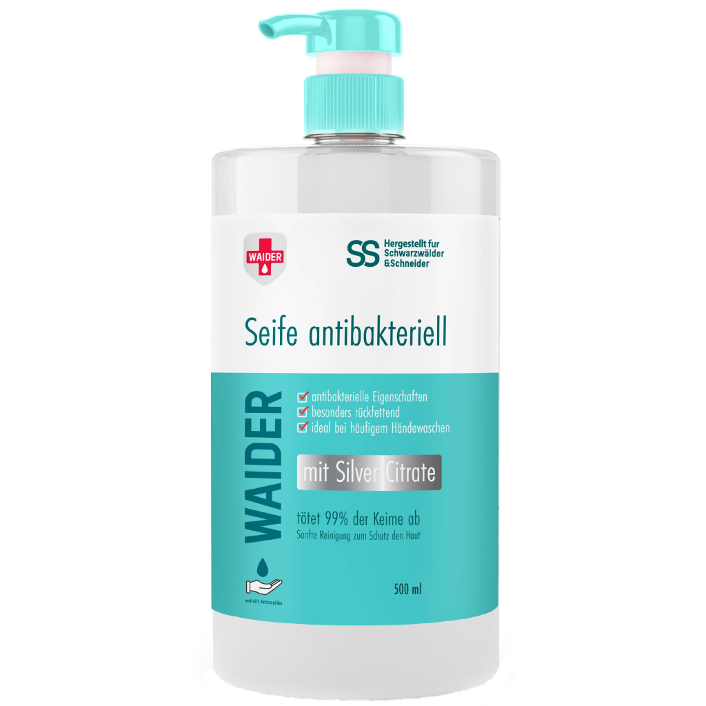 Рідке мило Waider антибактеріальної дії 500 мл (4823098412113) - изображение 1