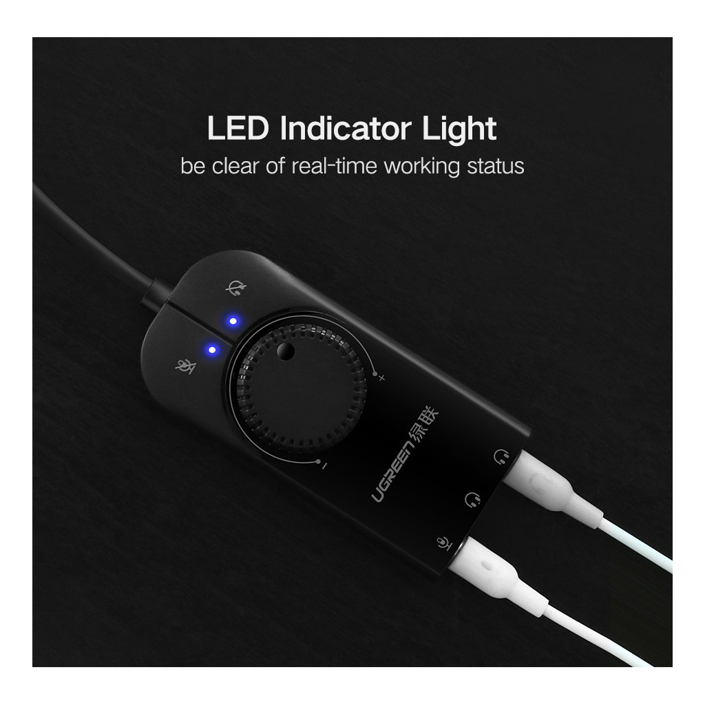 Звукова плата Ugreen CM129 black (40964) - зображення 5