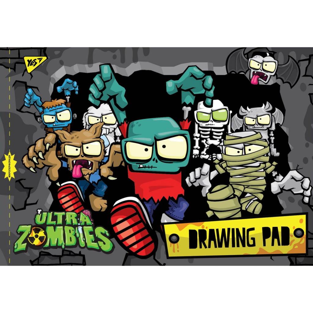 Альбом для малювання Yes А4 скоба з перфорацією, 28 аркушів (130437) - зображення 6