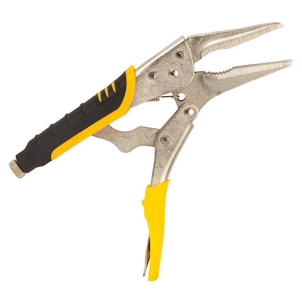 Кліщі Sigma затискні універсальні прямі подовжені 230мм CrV (4340221) - изображение 4