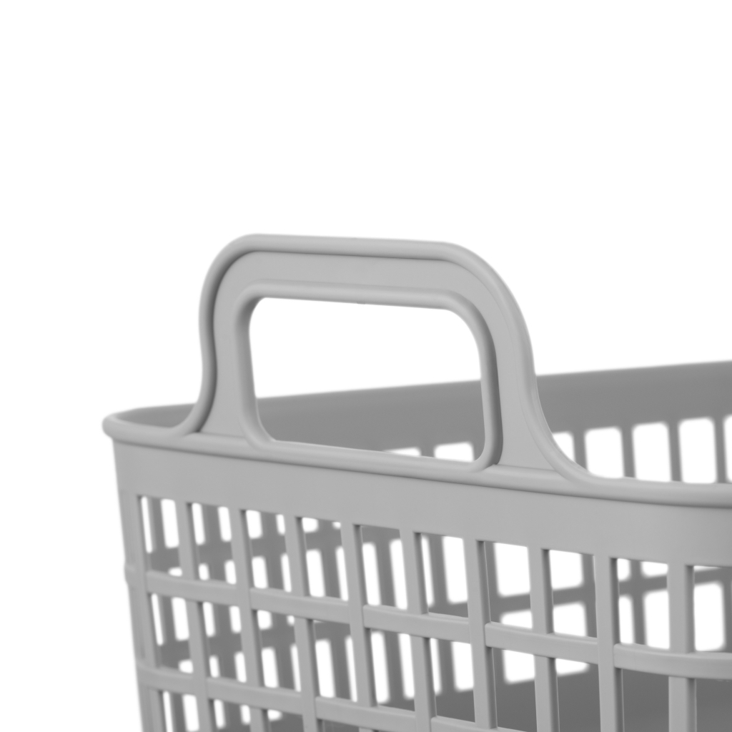 Кошик для зберігання Ardesto 33x22x16.3 см Сірий 7 л (ARHC2507GG) - изображение 7