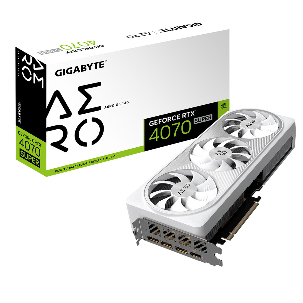 Відеокарта GIGABYTE GeForce RTX4070 SUPER 12Gb AERO OC (GV-N407SAERO OC-12GD) - зображення 2
