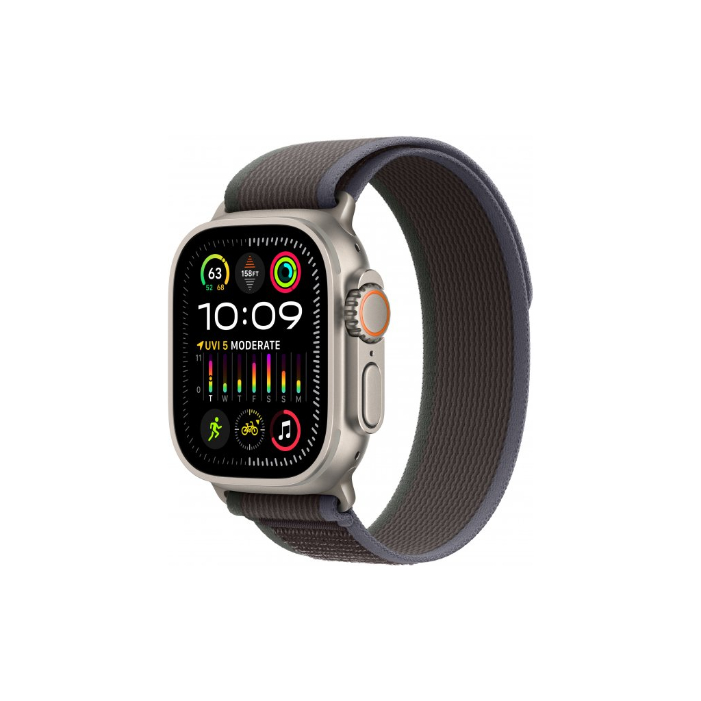 Смарт-годинник Apple Watch Ultra 2 GPS + Cellular, 49mm Titanium Case with Blue/Black Trail Loop - M/L (MRF63UL/A) - зображення 1