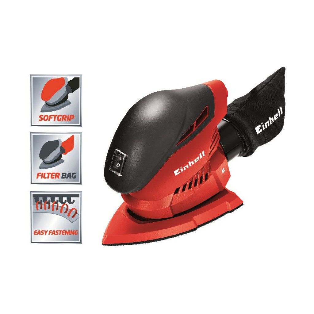 Шліфувальна машина Einhell TH-OS 1016, 150х150х100 мм, 100 Вт, 24000 об/хв, 1 кг (4460610) - зображення 3