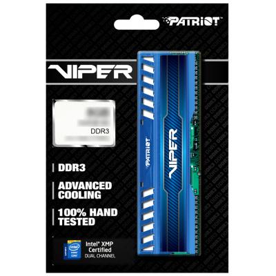 Модуль пам'яті для комп'ютера DDR3 8GB (2x4GB) 1600 MHz Viper 3 Patriot (PV38G160C9KBL) - зображення 4