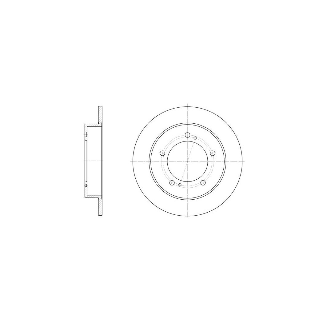 Гальмівний диск REMSA 6331.00 - зображення 1