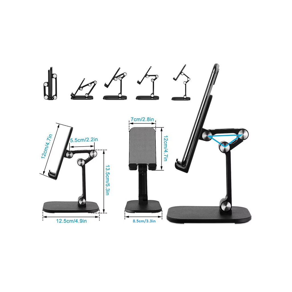 Підставка до планшета Dynamode smartphones/tablets 4-13 inches (PH-Stand-02 black) - изображение 9