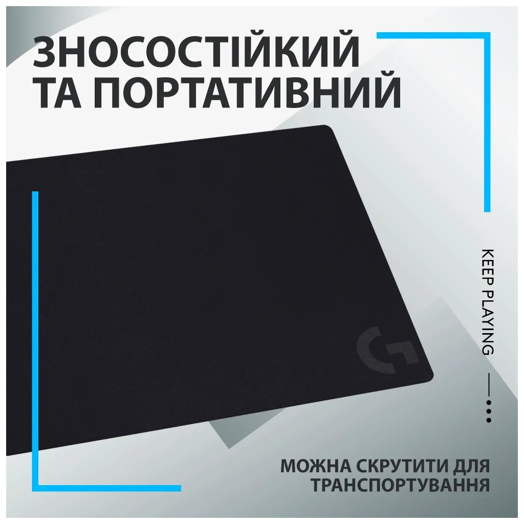 Килимок для мишки Logitech G240 Gaming Mouse Pad Black (943-000785) - изображение 10