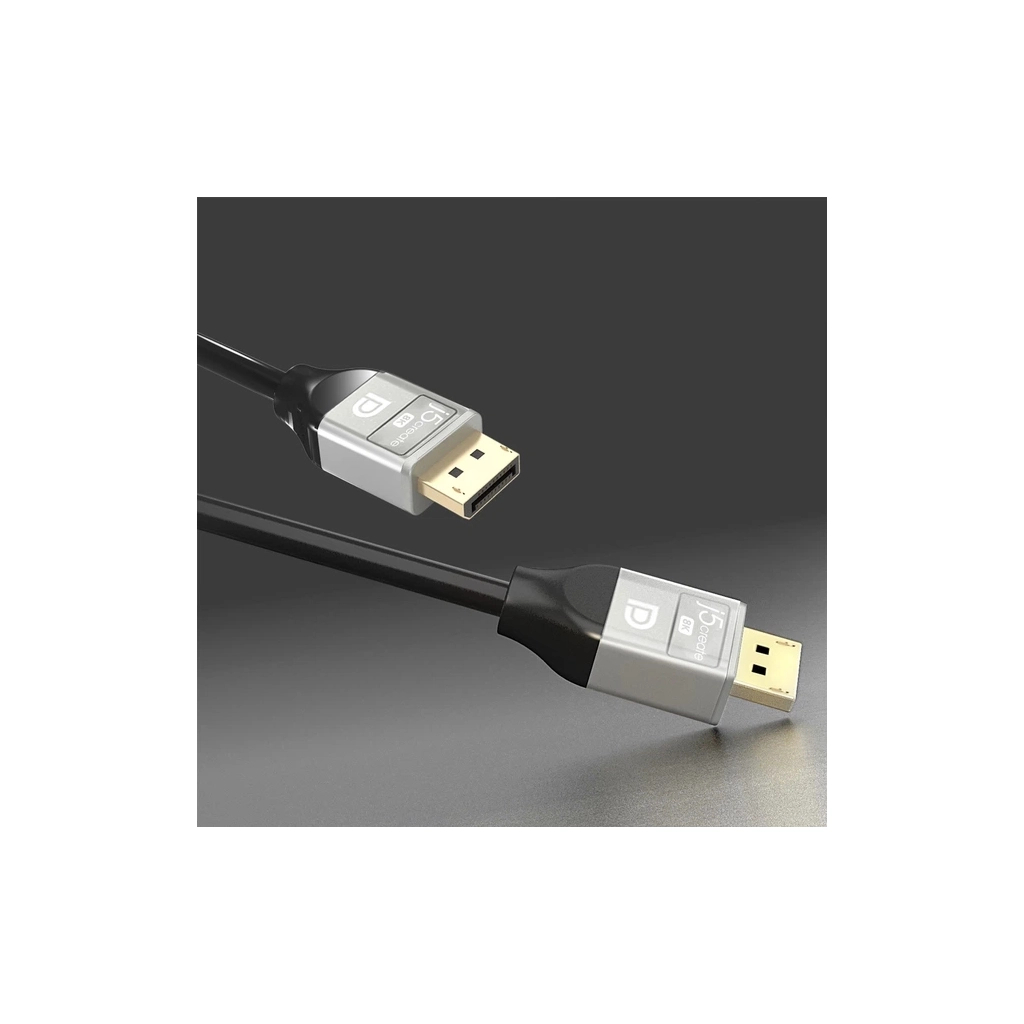 Кабель мультимедійний DisplayPort M to DisplayPort M 2.0m V1.4 8K 60Hz J5create (JDC43-N) - зображення 3