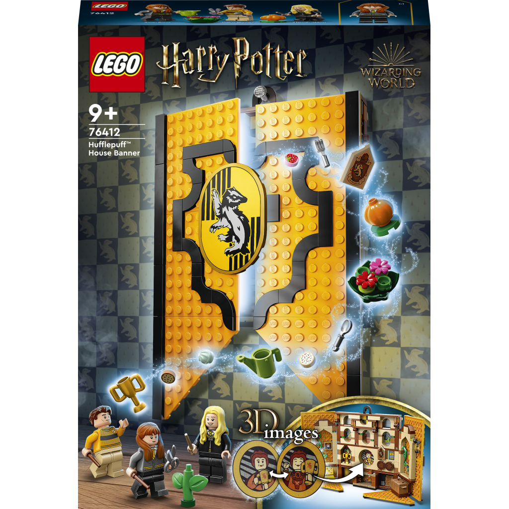 Конструктор LEGO Harry Potter Прапор гуртожитку Гафелпаф 313 деталей (76412) - зображення 1