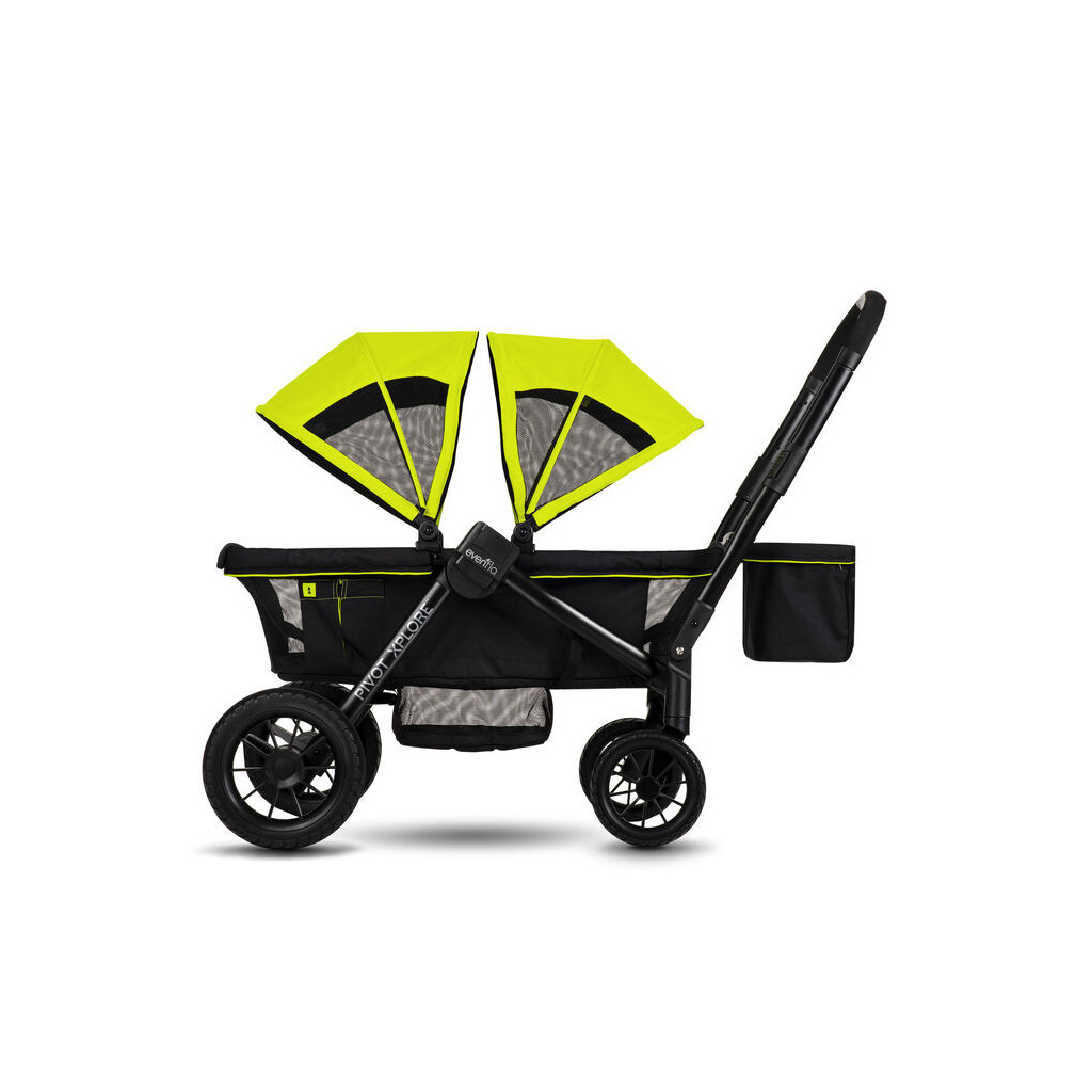 Коляска Evenflo Pivot Xplore All-Terrain Stroller Wagon - Wayfarer (032884198245) - зображення 3