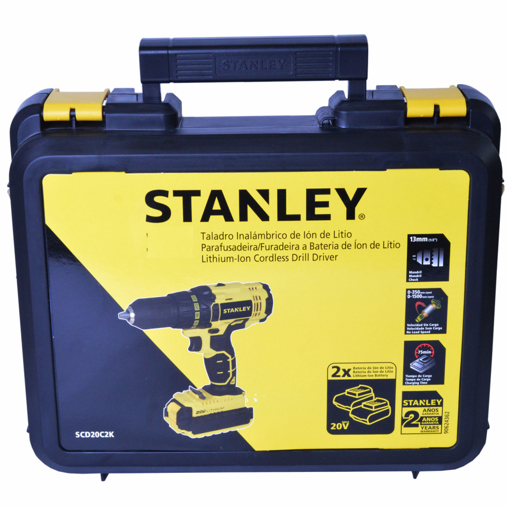 Шуруповерт Stanley SCD20C2K, 2ак. кейс (SCD20C2K) - зображення 3
