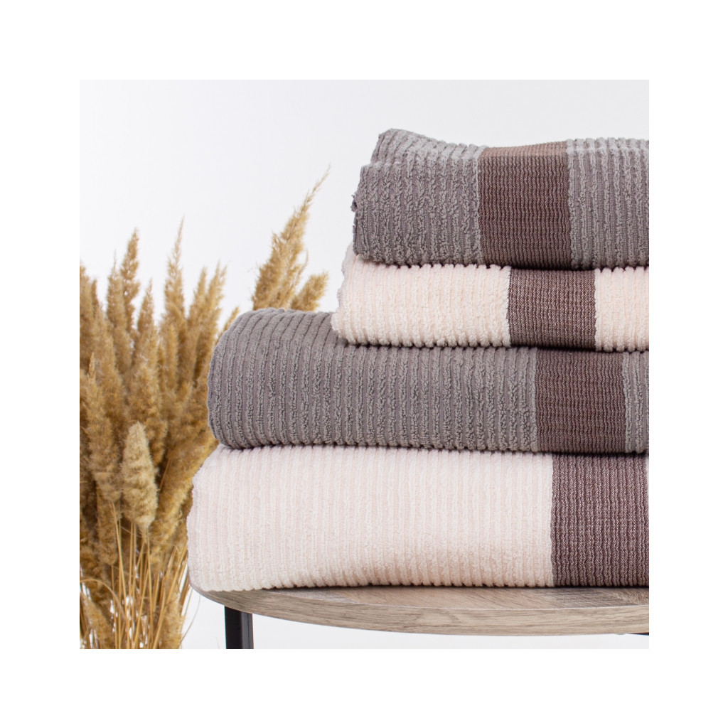 Рушник MirSon Набір лазневих 109 Elite Luxury Day/Night 4 шт (2200005613337) - зображення 2