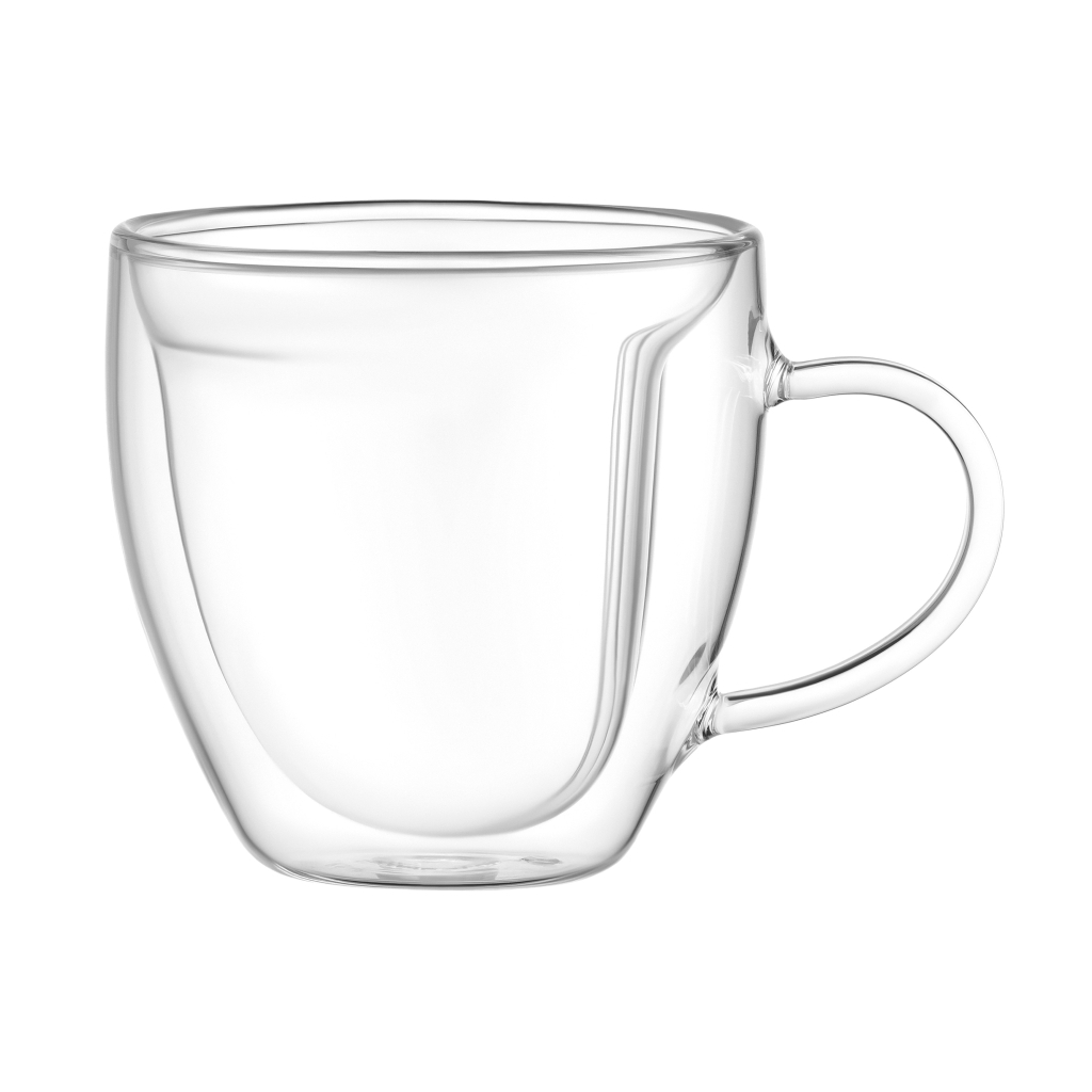 Набір чашок Ardesto BHL 250 мл 2 шт прозорий (AR2625BHL) - изображение 3