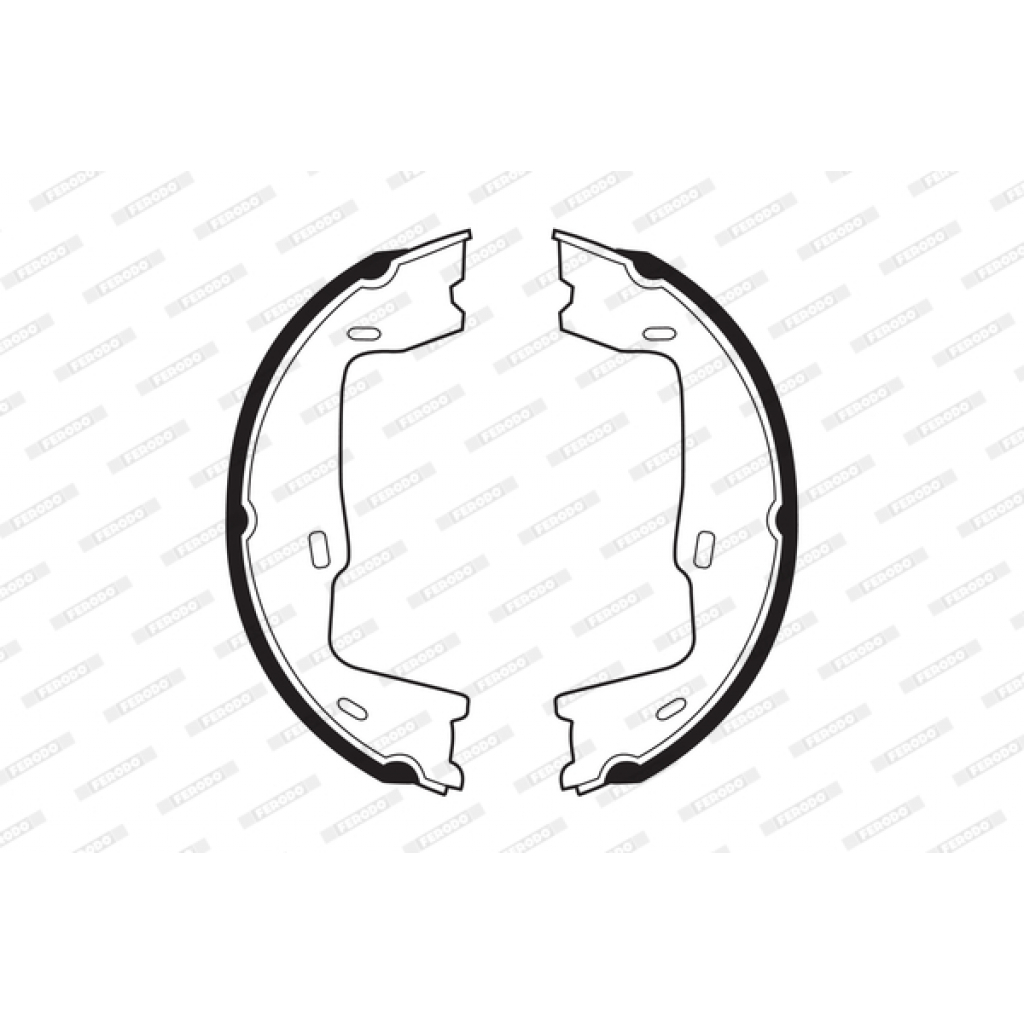 Гальмівні колодки FERODO FSB227 - зображення 1