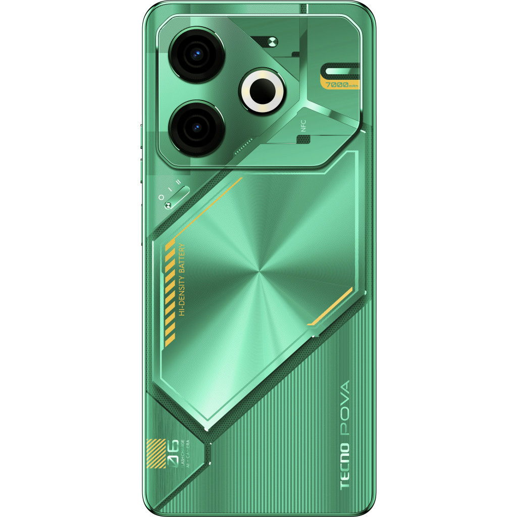 Мобільний телефон Tecno POVA 6 NEO 8/128GB Comet Green (4894947021039) - зображення 3