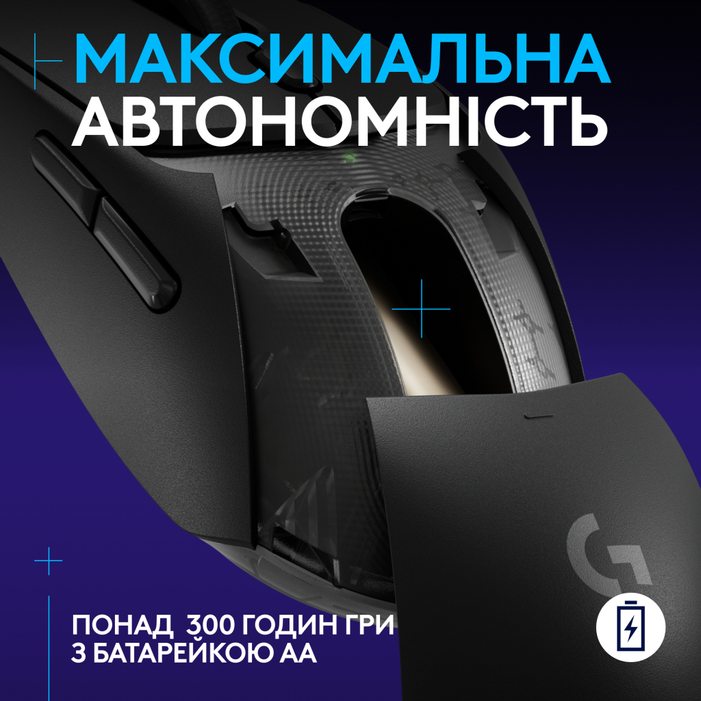 Мишка Logitech G309 Lightspeed Wireless/Bluetooth Black (910-007199) - зображення 6