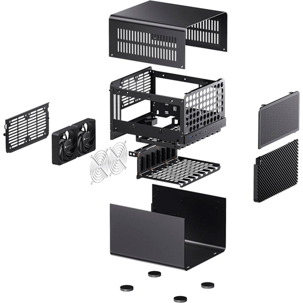 Корпус для ПК JONSBO N3 Black - зображення 11