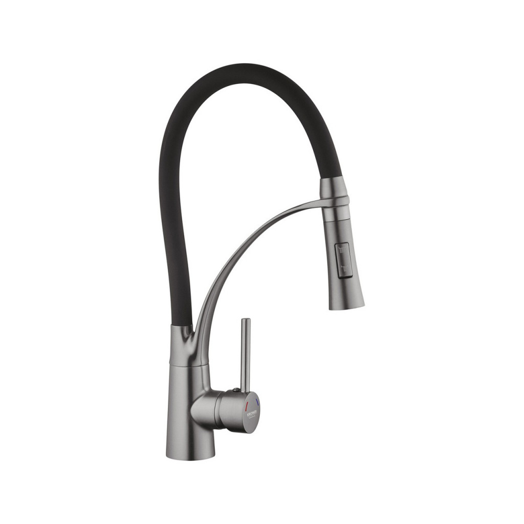 Змішувач Kroner Ersel-GRP03393BLK - зображення 1