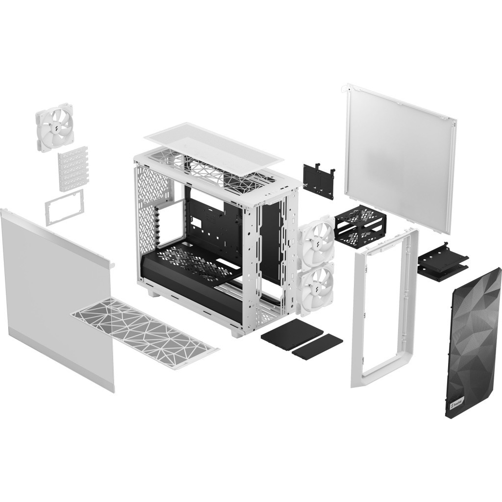 Корпус Fractal Design Meshify 2 Lite White TG Clear (FD-C-MEL2A-04) - зображення 12