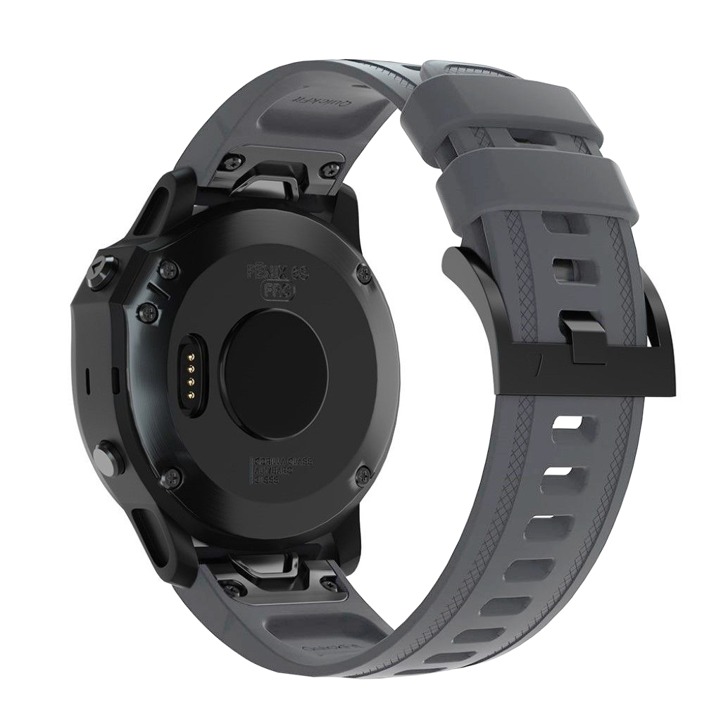 Ремінець до смарт-годинника Armorstandart Silicone 20mm для Garmin Fenix 5s/6s Grey (ARM60812) - зображення 2