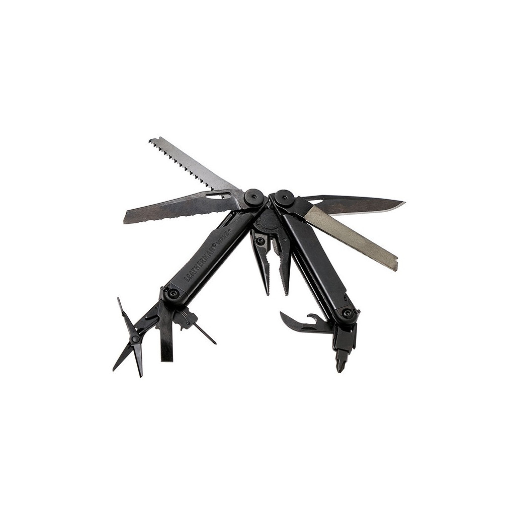 Мультитул Leatherman WAVE PLUS BLACK, синтетический чехол, карт. коробка (832526) - изображение 4