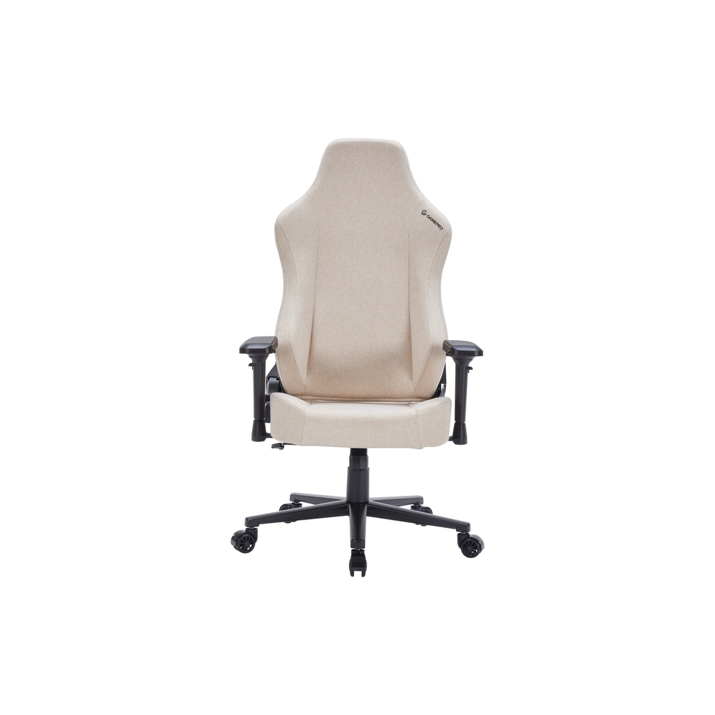 Крісло ігрове GamePro FGC750G Size L Fabric Beige (FGC750G) - зображення 2