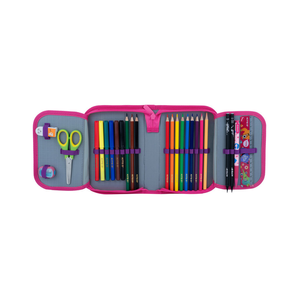 Пенал Kite 622 Hearts з наповненням (K22-622H-11) - зображення 5